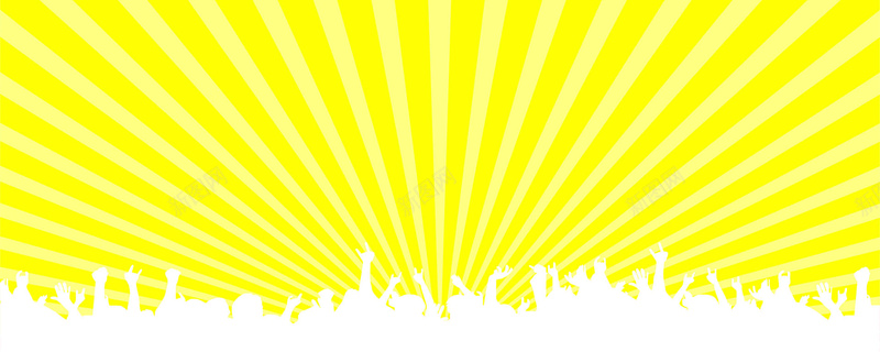 黄色背景图psd设计背景_新图网 https://ixintu.com 光芒 几何 欢呼 黄色