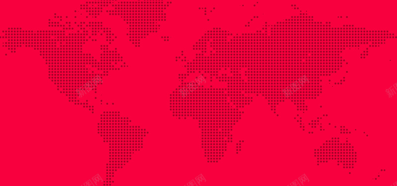 红色地图背景装饰jpg设计背景_新图网 https://ixintu.com 背景装饰 扁平化 地图 简约 红色 海报banner 扁平 渐变 几何