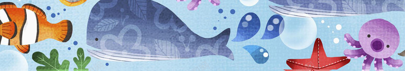 卡通海洋海底世界儿童手绘背景jpg设计背景_新图网 https://ixintu.com 手绘背景 海底世界 儿童 卡通 海洋 海洋动物 鲸鱼 海星 海马