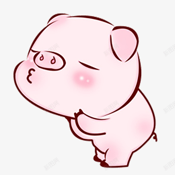 卡通动画小猪png免抠素材_新图网 https://ixintu.com 动画 卡通 可爱 小猪 开机动画 猪崽