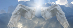 天使云隐形的翅膀图片高清图片