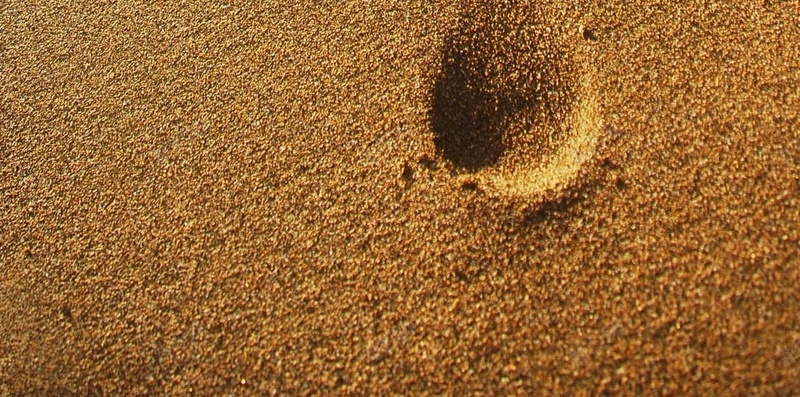 金色沙滩里的脚印H5背景jpg设计背景_新图网 https://ixintu.com 影子 摄影 沙子 沙滩 沙滩上的脚印图片 海边 背景虚化 脚印 金色