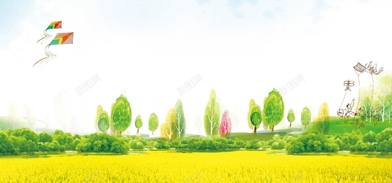 卡通手绘油菜花出行背景素材eps设计背景_新图网 https://ixintu.com 油菜花 油菜花节 婺源油菜花 油菜花海报 油菜花背景 油菜花摄影 油菜花喷绘 油菜花广告 油菜花宣传 油菜花旅游 油菜花素材 油菜花设计