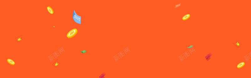 橙色促销背景psd设计背景_新图网 https://ixintu.com 促销 双11 海报banner 双十一 1111 扁平 渐变 几何