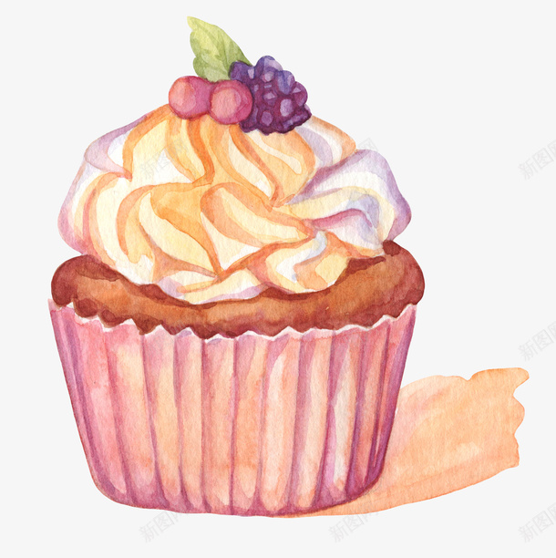 彩色手绘的蛋糕素材png免抠素材_新图网 https://ixintu.com 蛋糕 食物 美食 动漫动画 卡通手绘 水果 装饰图