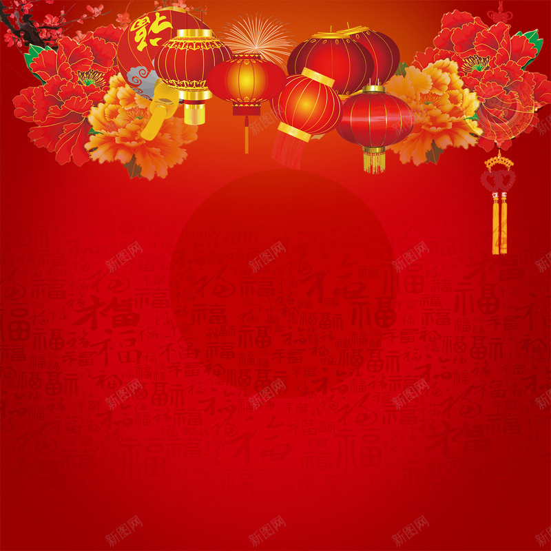 花瓣灯笼新年节日背景jpg设计背景_新图网 https://ixintu.com 节日背景 新年海报 元宵 春节 团圆 欢乐 喜庆 海报 贺卡 花瓣 灯笼 红色