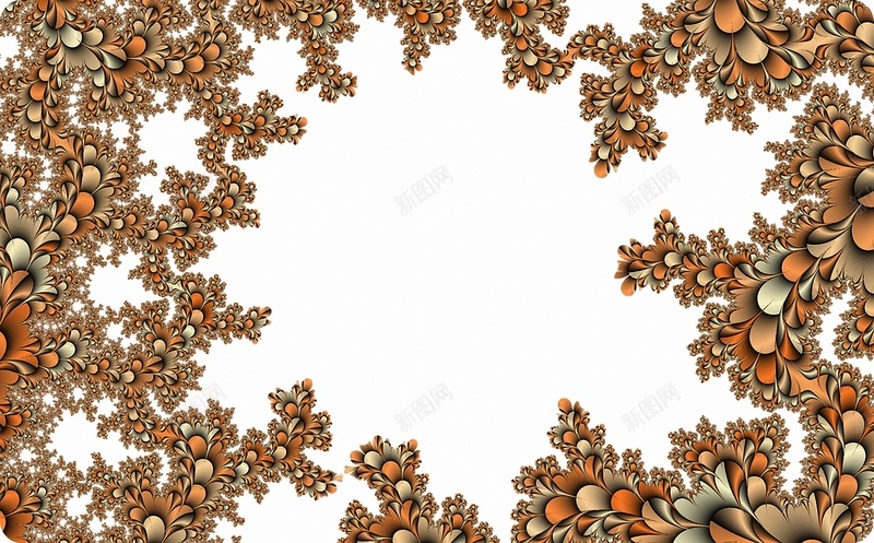 创意褐色装饰花边背景jpg设计背景_新图网 https://ixintu.com 创意 抽象 花边 装饰 褐色 艺术 简约 植物 果实 海报 背景