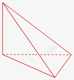 几何棱锥背景图憋臑三棱锥高清图片