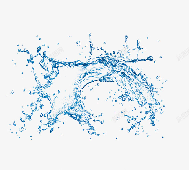 水psd免抠素材_新图网 https://ixintu.com 水 效果素材 水花