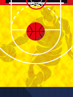 季后赛篮球特训招生海报背景高清图片