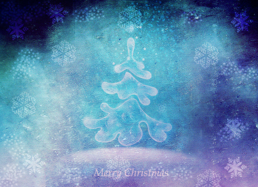 圣诞节蓝紫色背景图背景