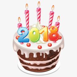 2018蛋糕2018生日蛋糕高清图片