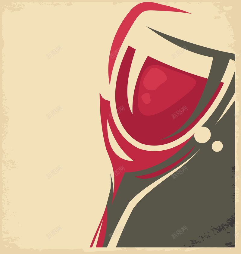 复古优质葡萄酒海报背景eps设计背景_新图网 https://ixintu.com 黄色 红色 复古 优质 葡萄酒 海报 矢量背景 开心 质感 纹理