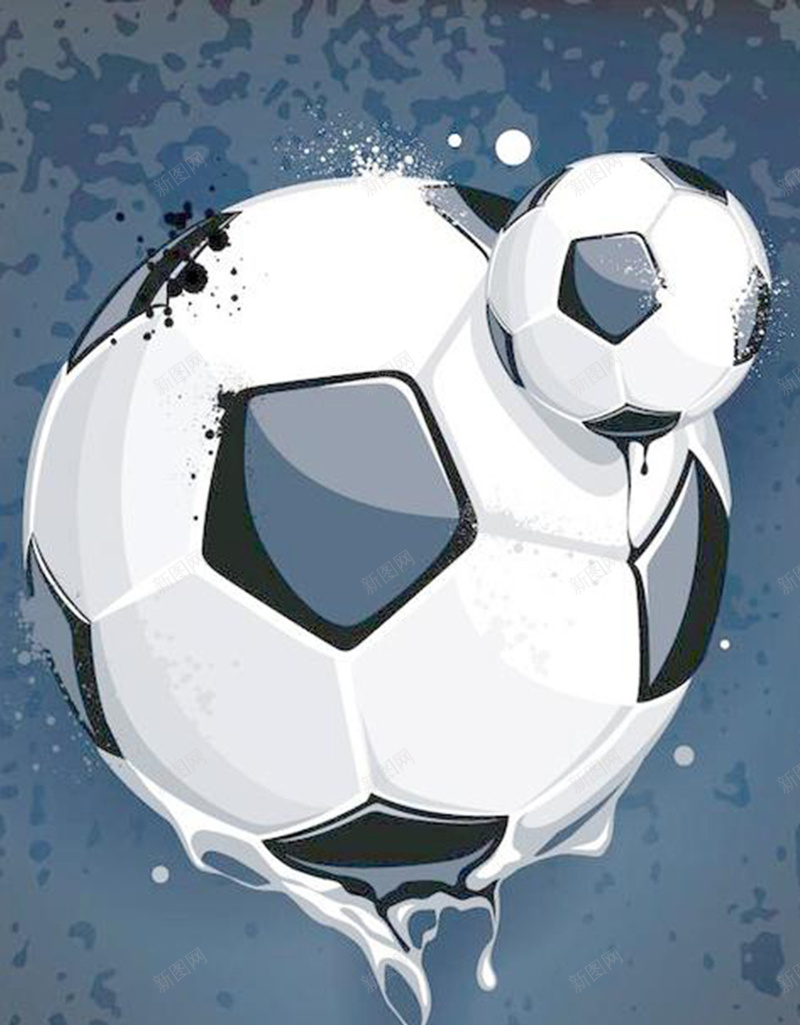 抽象足球图案背景图jpg设计背景_新图网 https://ixintu.com 抽象 溶解 蓝色 足球 踢球 科技 科幻 商务