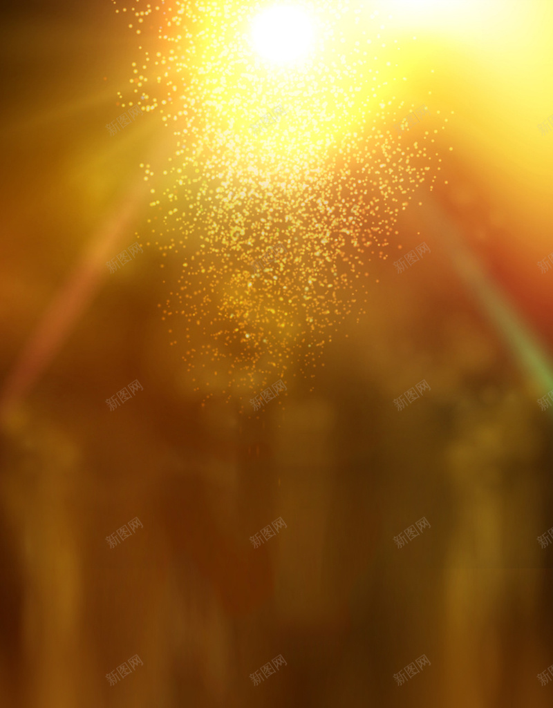 金色粒子极光H5背景jpg设计背景_新图网 https://ixintu.com 极光 浪漫 粒子 金色 黄色 朦胧 H5背景 背景金色 金色粒子