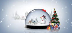 气氛布置圣诞水晶球背景高清图片