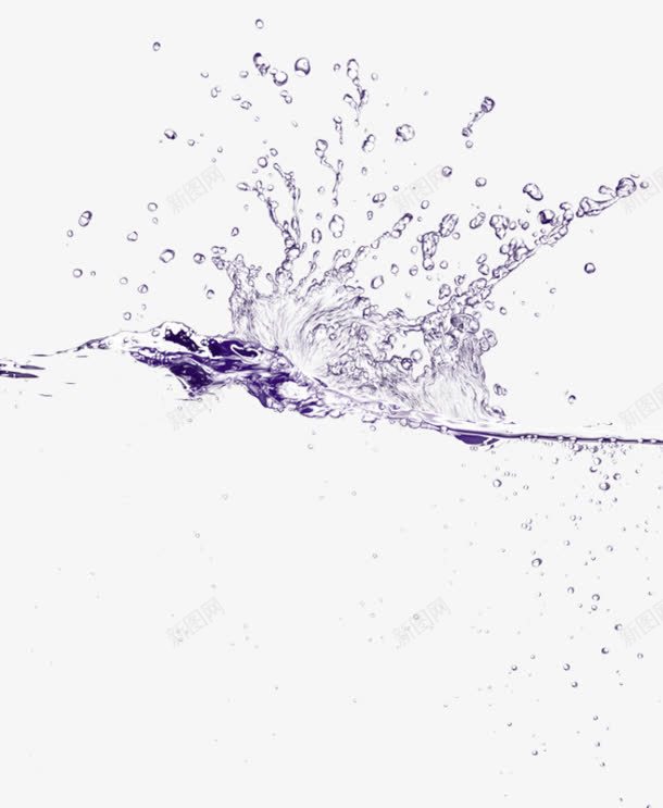 创意合成效果紫色的水花飞溅png免抠素材_新图网 https://ixintu.com 创意 合成 效果 紫色 水花 飞溅