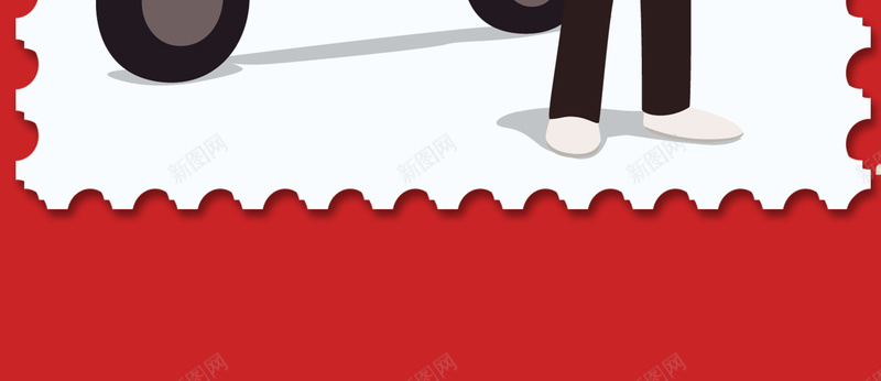 物流海报设计背景模板jpg设计背景_新图网 https://ixintu.com 物流 海报 卡通 人物 飞机 轮船 汽车 红色边框 快递 包裹