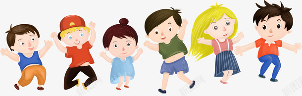 六一儿童节png免抠素材_新图网 https://ixintu.com 六一 儿童节 素材 卡通 朋友