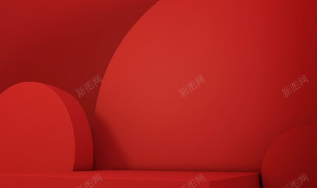 红色形状商业背景背景
