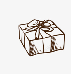 直播间礼物盒简笔手绘礼盒高清图片