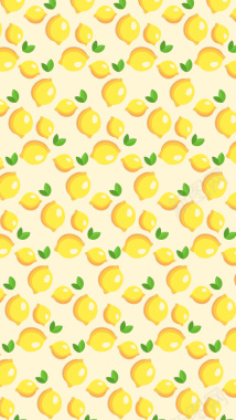 简约黄色柠檬水果H5背景背景