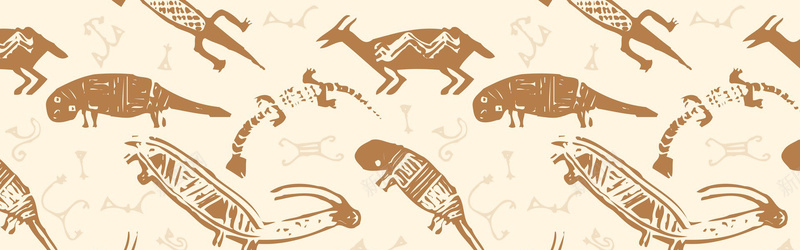 个性野生动物背景jpg设计背景_新图网 https://ixintu.com 动物 手绘 抽象 蜥蜴 羊 海报banner