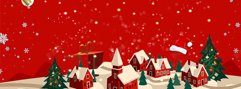 卡通圣诞节文艺雪花红色bannerpsd设计背景_新图网 https://ixintu.com 圣诞节 圣诞老人 圣诞快乐 圣诞狂欢 圣诞树 圣诞海报 新年 圣诞元素 双蛋狂欢 元旦 元旦快乐 圣