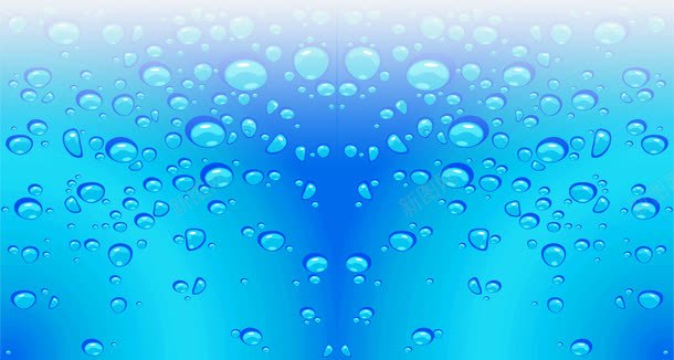 夏日蓝色水滴效果设计png免抠素材_新图网 https://ixintu.com 夏日 蓝色 水滴 效果 设计