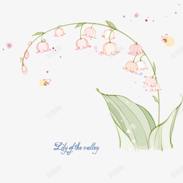 矢量植物花草png免抠素材_新图网 https://ixintu.com 素描 粉色 甜美 手绘 形状 装饰 图案
