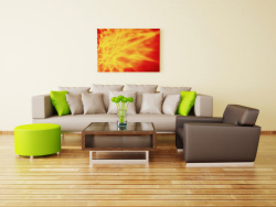 渲染风格客厅沙发海报背景素材高清图片