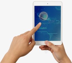 免抠iPad指感触屏科技素材素材