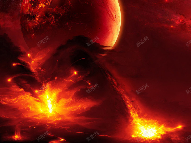 星球爆炸背景jpg设计背景_新图网 https://ixintu.com 星空 红色 背景 爆炸 爆发 星云 星海 星际 质感 纹理