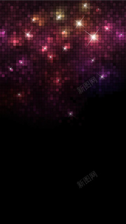 空间立体感紫红色空间立体感H5背景高清图片
