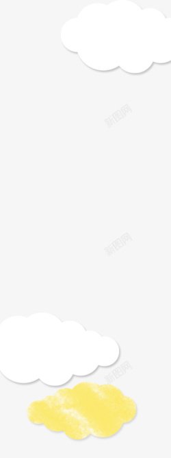 白云漂浮素材