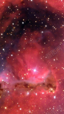 抽象红色星空H5背景背景