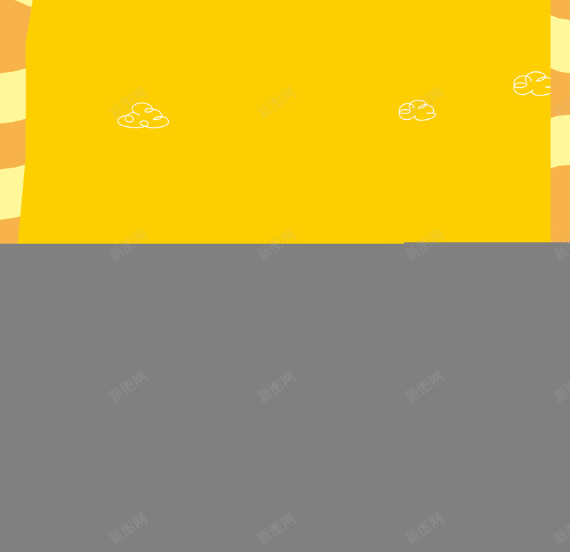 黄色几何童趣展架背景psd设计背景_新图网 https://ixintu.com 黄色 卡通 童趣 手绘 黄色几何童趣展架背景
