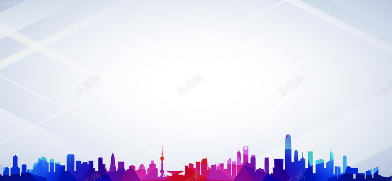 城市剪影线条几何bannerpsd设计背景_新图网 https://ixintu.com 城市 几何城市 剪影 城市几何 城市线条 线条 几何 城市剪影 风光