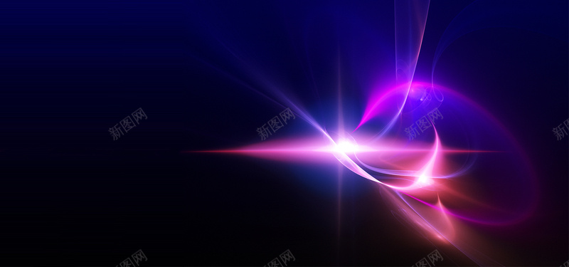 科技之光动感科技科幻紫色海报背景背景