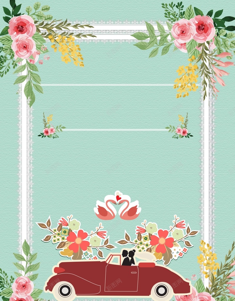 唯美婚车租赁海报背景psd设计背景_新图网 https://ixintu.com 婚车海报 婚车租凭 租婚车 婚车 租车 结婚 婚嫁 装饰婚车 婚车预定 汽车租凭