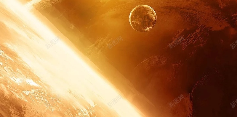 科幻黄色宇宙星空风景H5背景jpg设计背景_新图网 https://ixintu.com H5背景 宇宙 文艺 星空 渐变 科幻 科幻全景 质感 风景 黄色