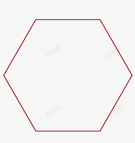 正六边形的图形png免抠素材_新图网 https://ixintu.com 6边形矢量 六边形 几何 数学 正六边行