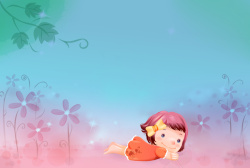 儿童日历设计梦幻儿童日历活动海报背景素材高清图片