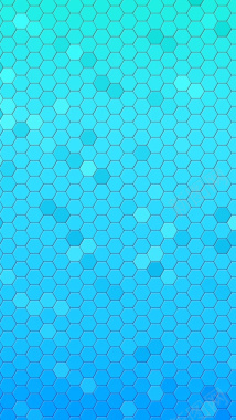 蓝色六边形网格状H5背景素材背景
