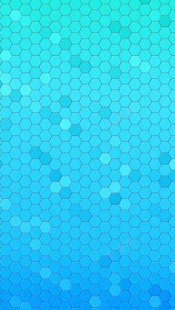 蓝色六边形网格状H5背景素材背景