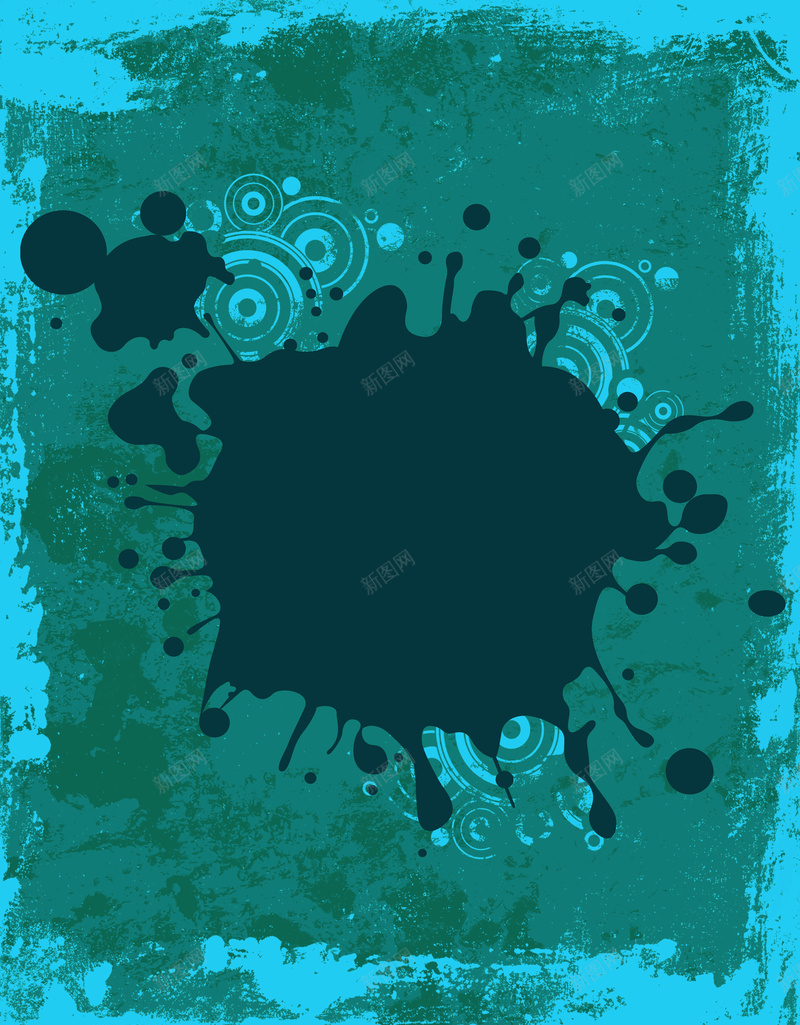 蓝绿色纹理海报背景jpg设计背景_新图网 https://ixintu.com 水滴纹理 蓝绿色 几何 渐变 色彩 简约 抽象 平面
