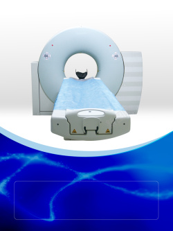 CT扫描仪CT医疗设备海报背景素材高清图片