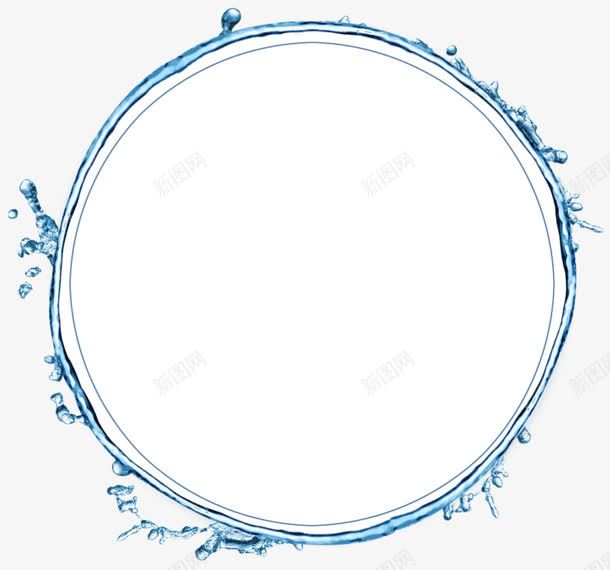 水花环装饰特效png免抠素材_新图网 https://ixintu.com 花环 装饰 特效