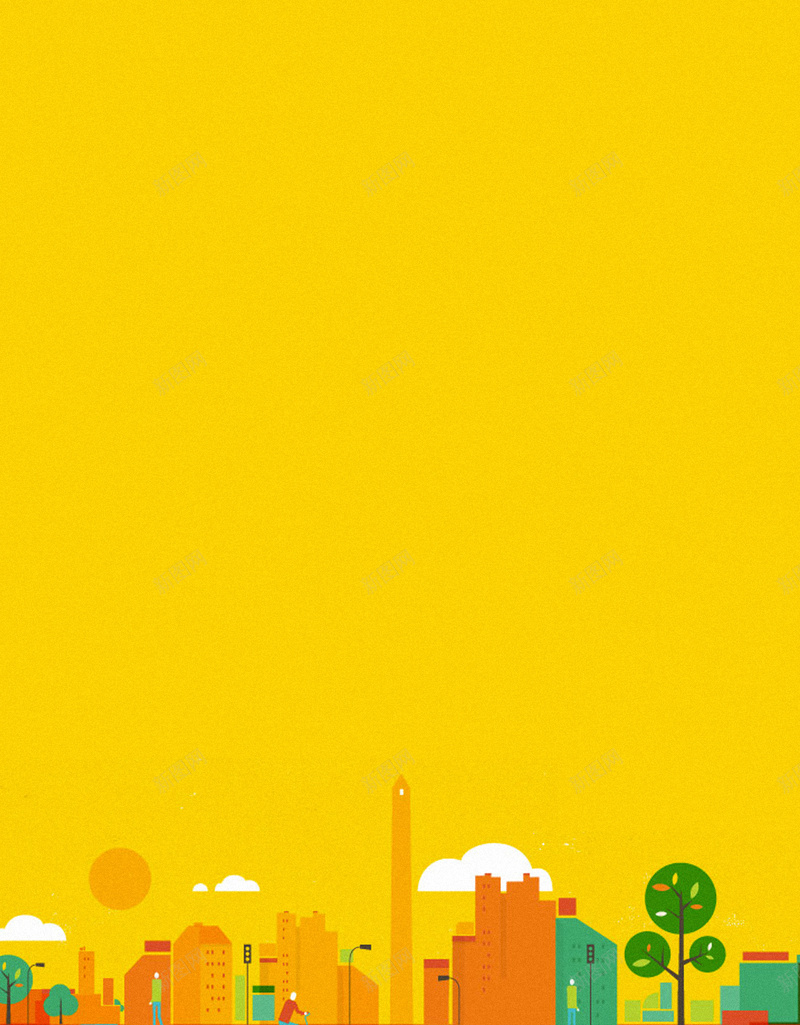 卡通H5背景jpg设计背景_新图网 https://ixintu.com 城市 建筑 街道 汽车 卡通 H5背景 童年 H5 h5 童趣 手绘
