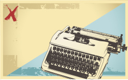 老式打字机第二次世界大战老式打字机广告背景高清图片